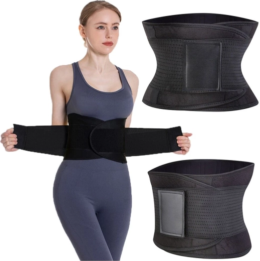Neopreen trainingsriem voor de buik XXL – zwart