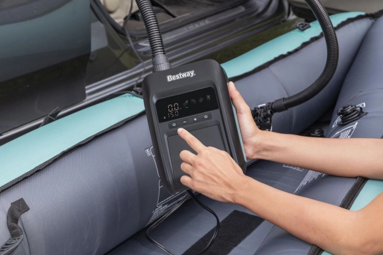 Dubbele motor voor lage en hoge druk