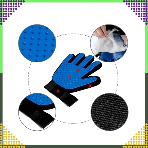 Zachte siliconen noppen voor milde ontwarring