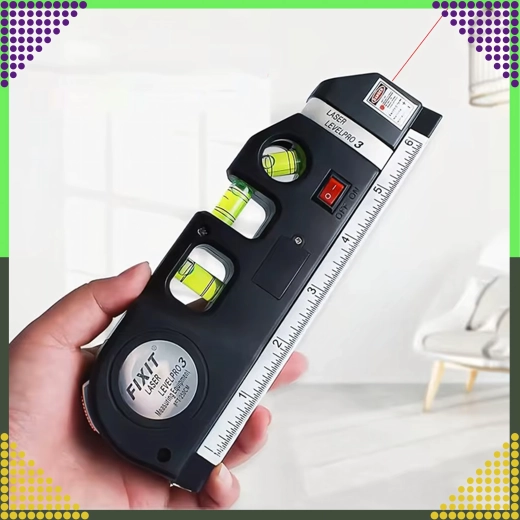 Geïntegreerd meetlint 2,5 m