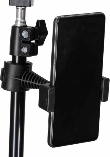 Telefoonhouder en bediening aan de kabel