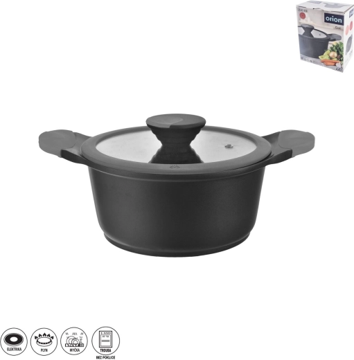 Pan GALI 2,6 l met glazen deksel