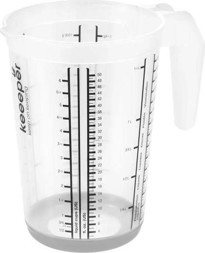 Maatbeker 1,5 l Nordic Grey