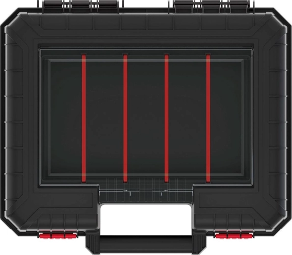 Transparante organizer met polycarbonaat deksel