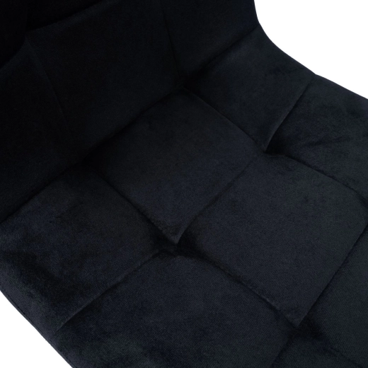 Zachte velours bekleding met stiksels