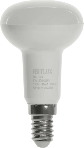 LED-reflectorlamp RETLUX R50 E14 6 W warm wit