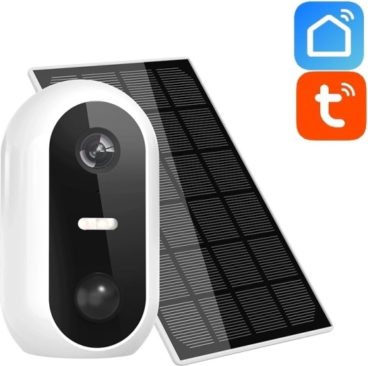 Solight draadloze (Wi‑Fi) beveiligingscamera op batterij met zonnepaneel