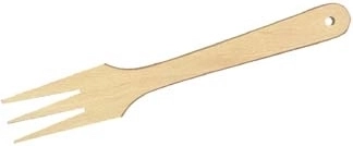 Houten keukenvork van beukenhout