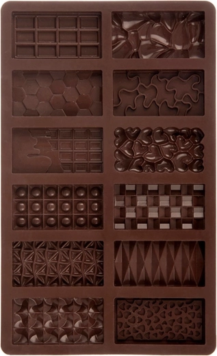 Siliconen chocolademal 27,5 × 17 cm