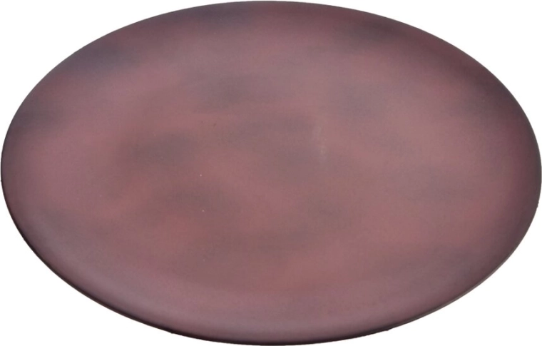 Ronde serveertray UH zwart/bruin 33 cm