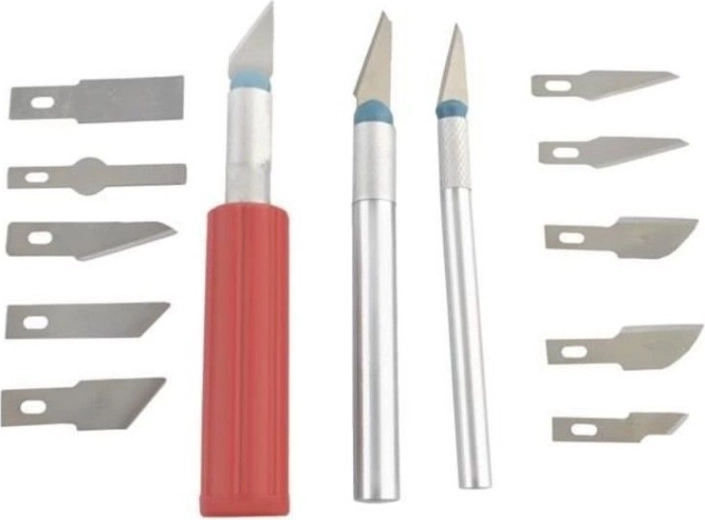 Modelbouwscalpels en mesjes - set