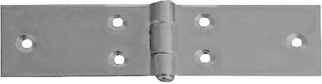 Scharnier met gewricht 25 × 100 mm verzinkt, verpakking 20 stuks