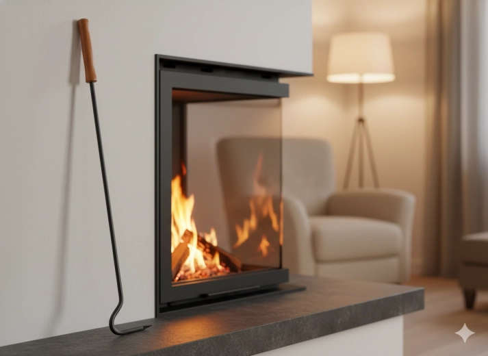 Comfortabel houten handvat