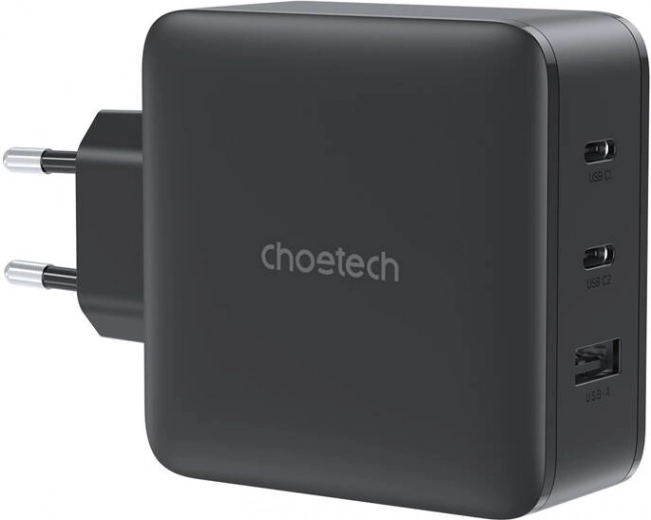 Choetech PD8005 netvoedingslader GaN 100 W met USB‑C en USB‑A