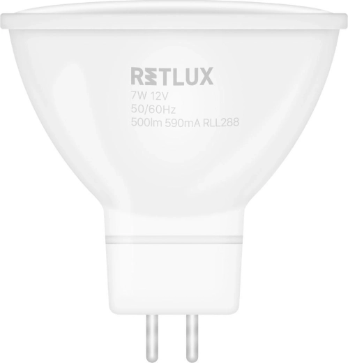 LED-reflectorlamp RETLUX GU5,3 7 W 12 V warm wit