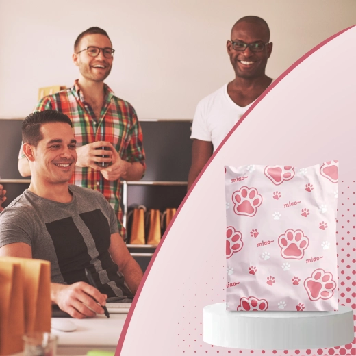 Stijlvol kattenpootjesmotief