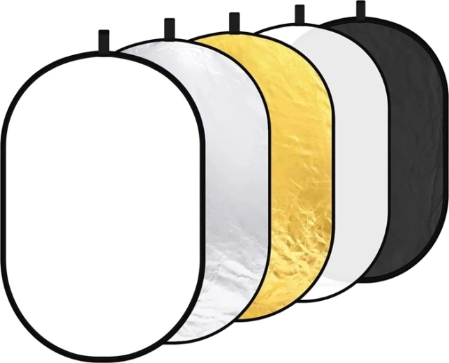 Neewer draagbare fotografische reflector 5-in-1 80 × 120 cm