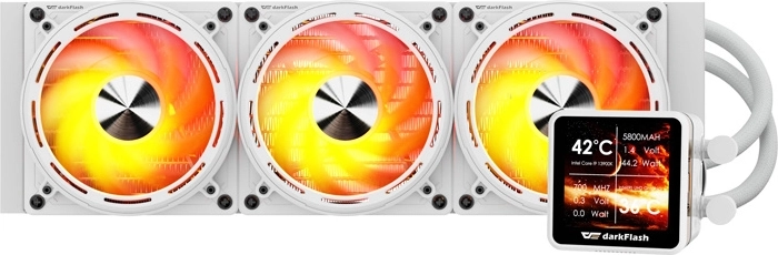Koperen basis en efficiënte 360mm radiator