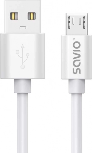 Savio USB-A naar micro USB kabel 3 m, snel opladen 2 A