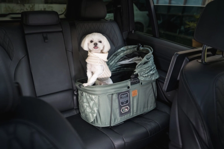 2-in-1 oplossing: draagtas en comfortabel reizen met de auto