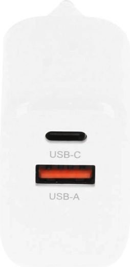 USB‑C PD 3.0 + USB‑A: laad twee apparaten tegelijk op