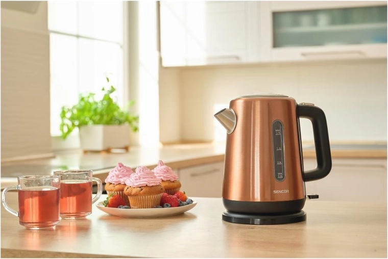 Elegant koperkleurig design voor elke keuken