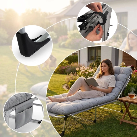 Dikke voering en nekkussen voor comfort de hele dag