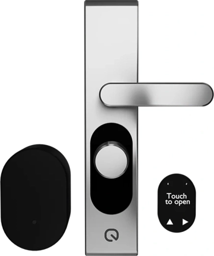 Shelly LOQED Touch 2S slimme sleutelvrije deurslot, zilver