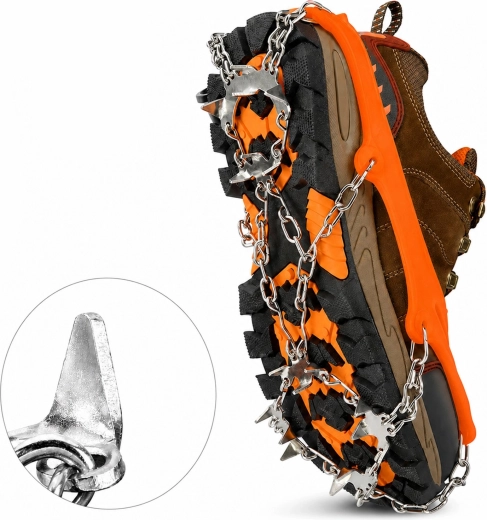 19 spikes voor betere tractie