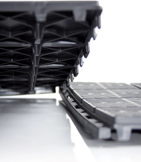 Anti-slip oppervlak en efficiënte drainage