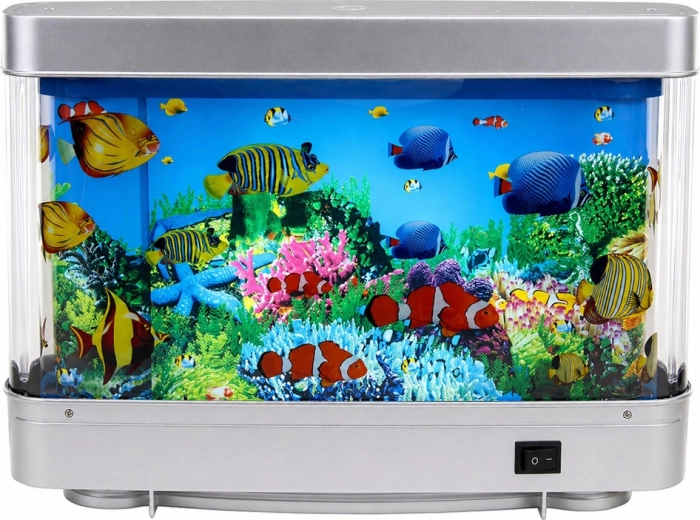 Realistisch aquariumeffect met 3D-indruk