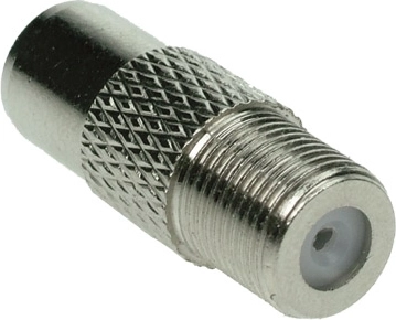 Solight antennereductie F-bus naar COAX (IEC) connector - 1 stuk