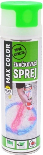 Fluorescerende markeringsspray MAX COLOR 500 ml – Lichtgevend groen