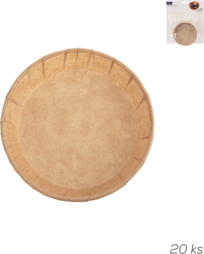 Papieren vormpjes voor tartelettes 10,5 cm (20 stuks)