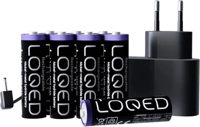 Batterij- en voedingsset voor LOQED Touch slimme deurvergrendeling