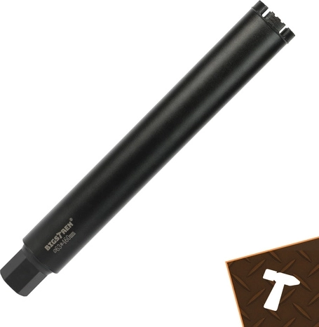 Diepe doorvoeren dankzij de lengte van 450 mm
