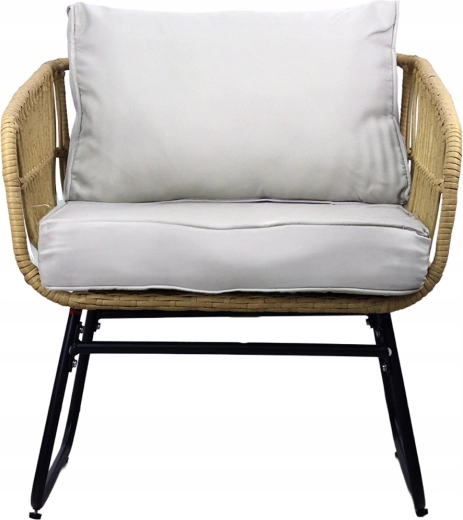 Comfort dankzij dikke grijze kussens