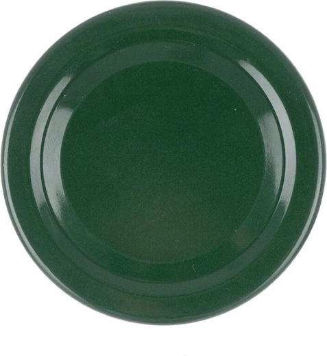 Metalen twist-off deksel 63 mm groen (10 stuks)