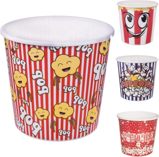 Vrolijk popcornmotief