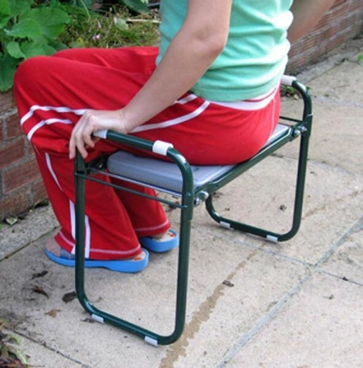 Universeel 2-in-1: kniesteun en zitje