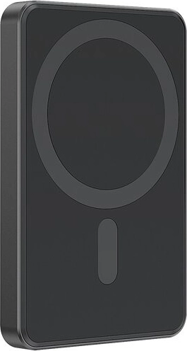 Magnetische draadloze powerbank 5000 mAh 15 W zwart