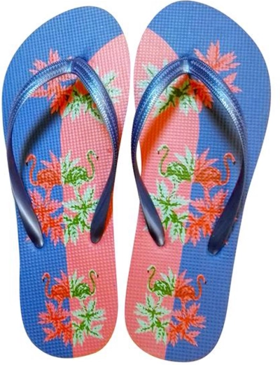 Dames slippers TORO met flamingo-motief maat 40