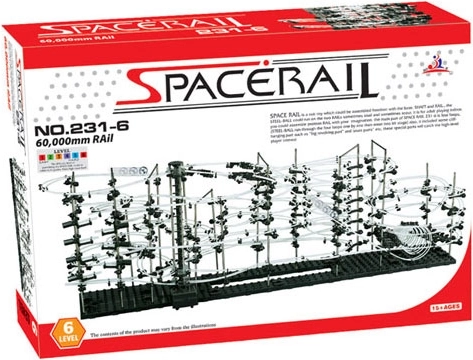 SpaceRail knikkerbaan level 6 (60 m)