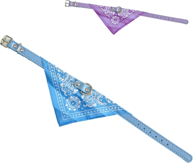 Halsband voor hond met bandana 37 cm (mix van 4 varianten)