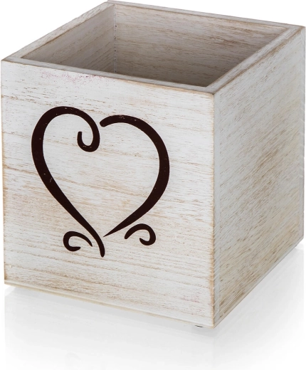 Rustieke whitewash-look met hart