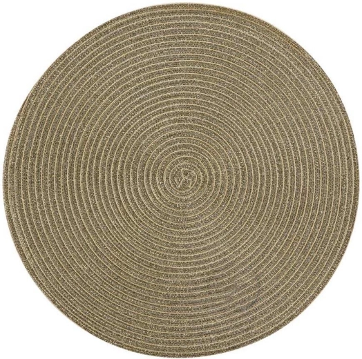 Gouden stro placemat 38 cm