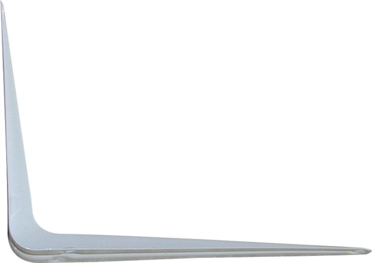 Witte plankdrager 100 × 75 mm - 2 stuks
