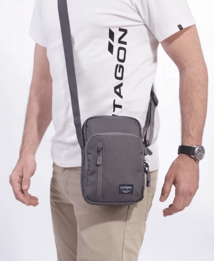 Pentagon Kleos messenger tas zwart