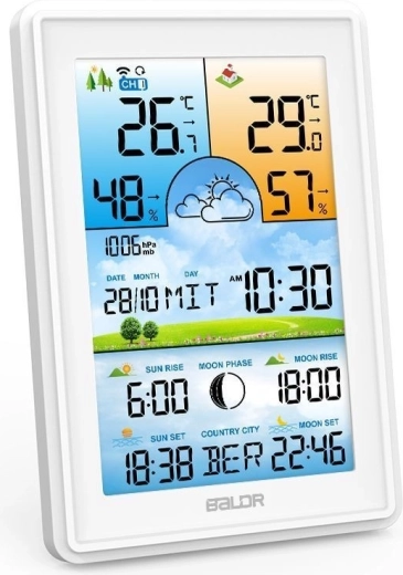 Groot kleur-LCD-display voor eenvoudig aflezen