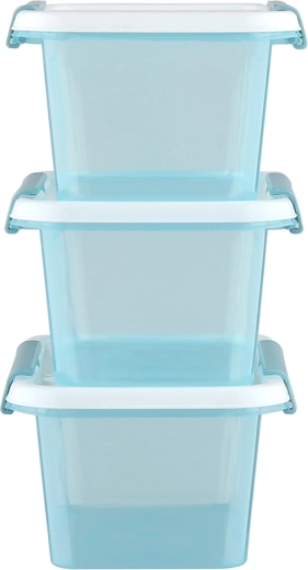 Arcticline set van 3 rechthoekige voedseldozen 0,5 l